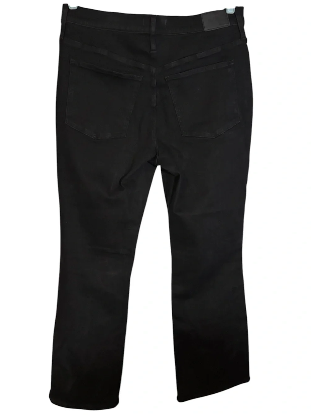 Madewell Jeans Tall Kick Out Crop Black Rinse Wash Mid Rise Women’s Size 33T